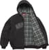 Supreme Reflective Arc Hooded Work Jacket - Black (front)