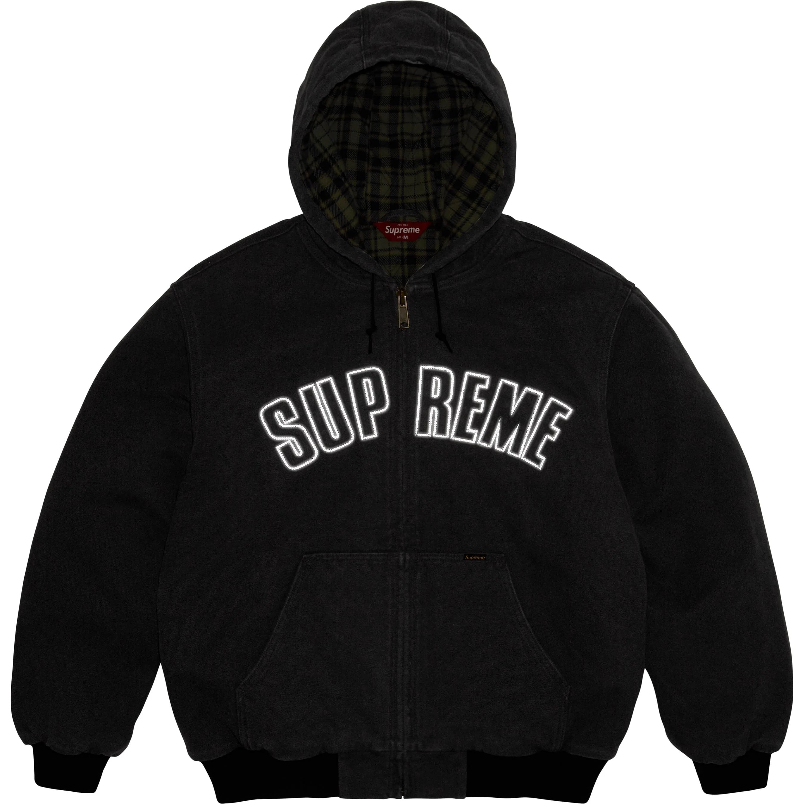 Supreme Reflective Arc Hooded Work Jacket colorway 20