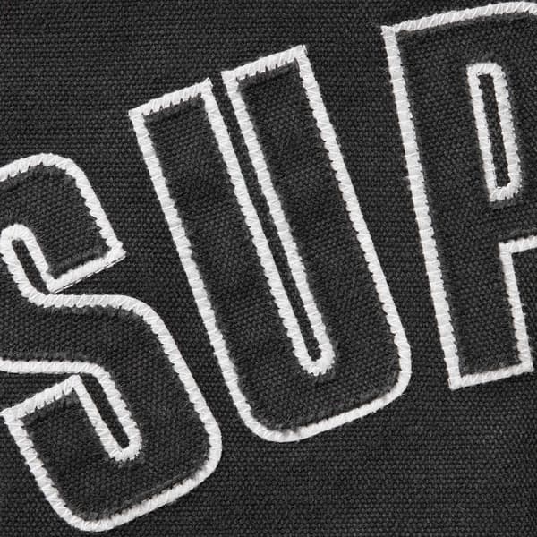 Supreme Reflective Arc Hooded Work Jacket - Black (front)