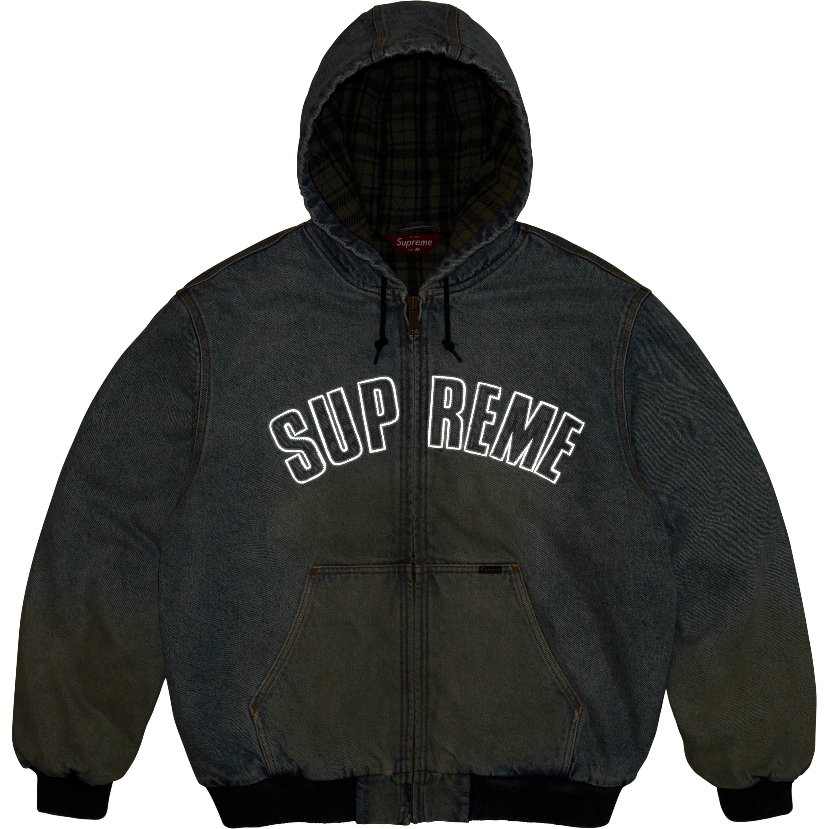 Supreme Reflective Arc Hooded Work Jacket colorway 13