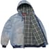 Supreme Reflective Arc Hooded Work Jacket - Denim (front)