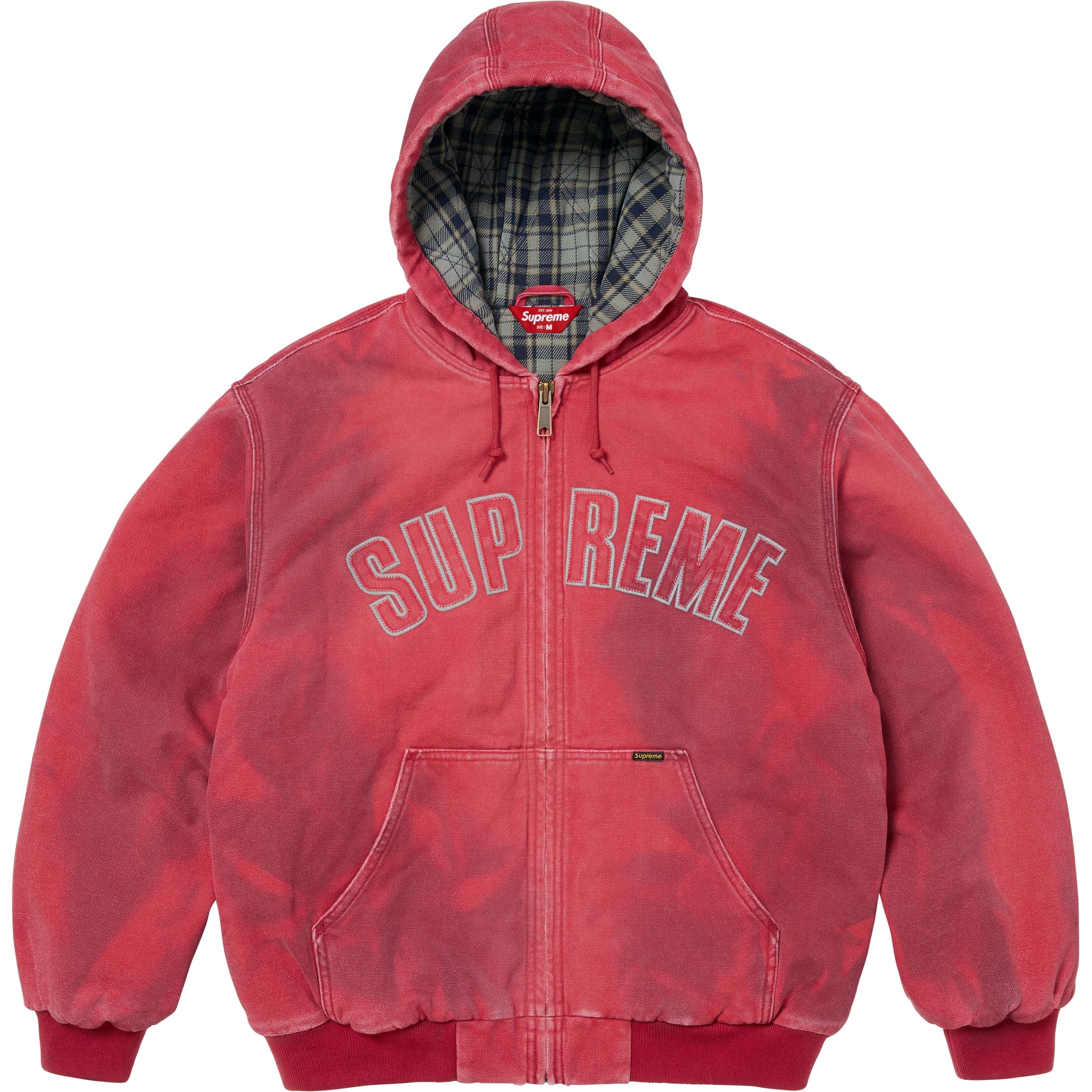 Supreme Reflective Arc Hooded Work Jacket colorway 5