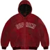Supreme Reflective Arc Hooded Work Jacket - Red (front)