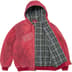 Supreme Reflective Arc Hooded Work Jacket - Red (front)