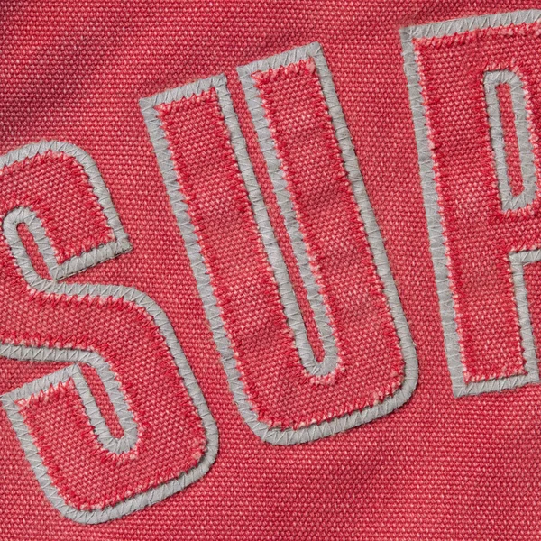 Supreme Reflective Arc Hooded Work Jacket - Red (front)