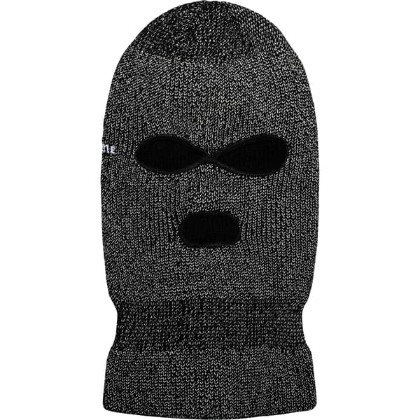 Supreme Reflective Balaclava - Black (front)