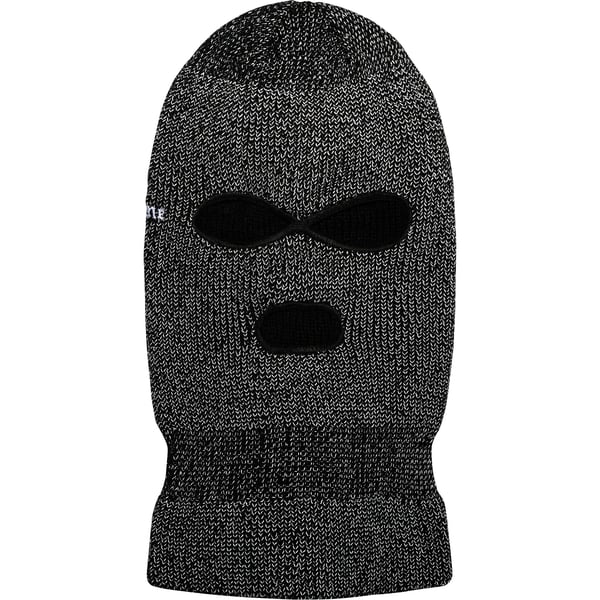 Supreme Reflective Balaclava - Black (front)