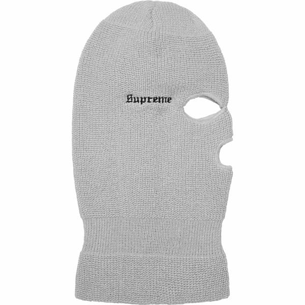 Supreme Reflective Balaclava - Grey (front)