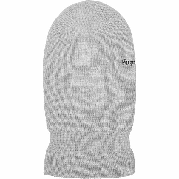 Supreme Reflective Balaclava - Grey (front)