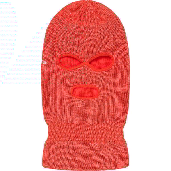 Supreme Reflective Balaclava - Orange (front)