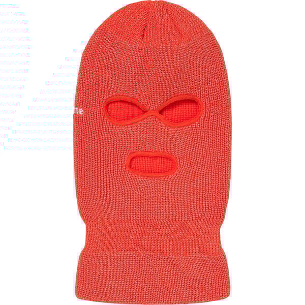 Supreme Reflective Balaclava - Orange (front)