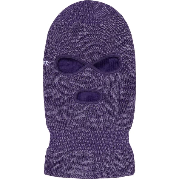 Supreme Reflective Balaclava - Purple (front)