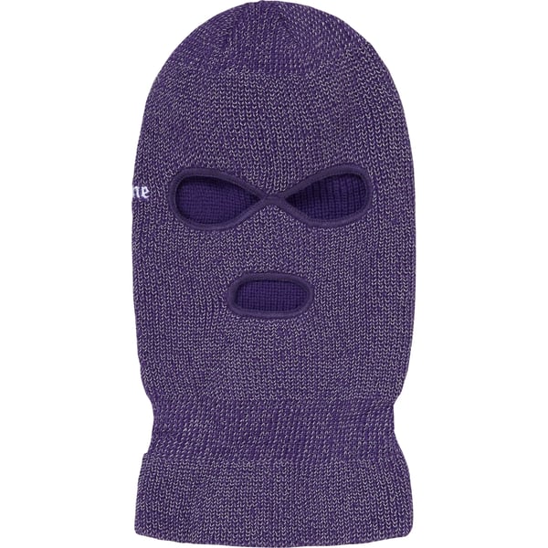 Supreme Reflective Balaclava - Purple (front)