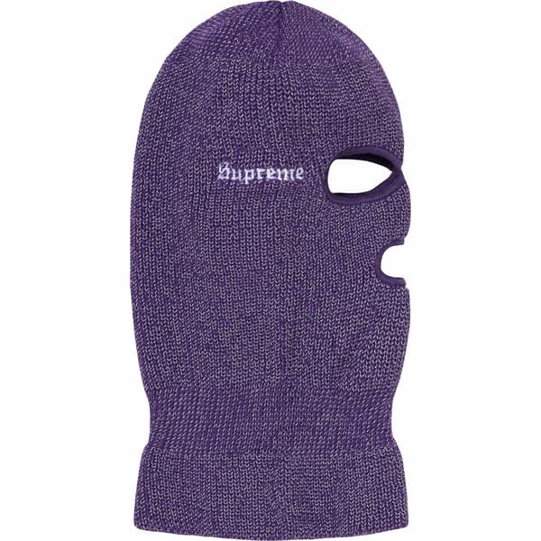 Supreme Reflective Balaclava - Purple (front)