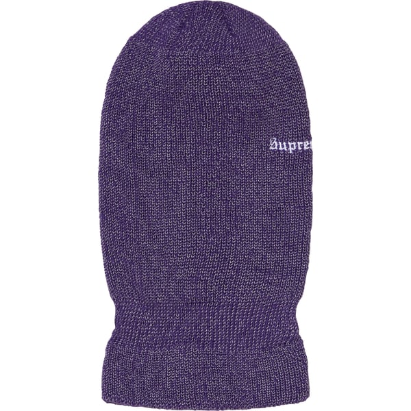 Supreme Reflective Balaclava - Purple (front)