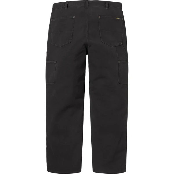 Supreme Reflective Double Knee Pant - Black (front)