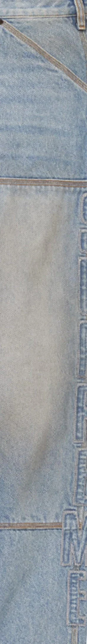 Supreme Reflective Double Knee Pant - Denim (front)