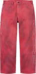 Supreme Reflective Double Knee Pant - Red (front)