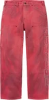 Supreme Reflective Double Knee Pant - Red (front)
