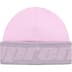 Supreme Reflective Jacquard Beanie - Light Pink (front)