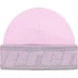 Supreme Reflective Jacquard Beanie - Light Pink (front)