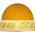 Supreme Reflective Jacquard Beanie - Mustard (front)