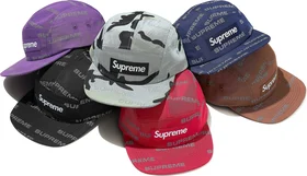Supreme Reflective Jacquard Camp Cap