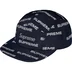 Supreme Reflective Jacquard Camp Cap - Navy (front)