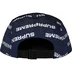 Supreme Reflective Jacquard Camp Cap - Navy (front)