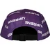 Supreme Reflective Jacquard Camp Cap - Purple (front)