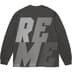 Supreme Reflective L/S Top - Black (front)