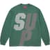 Supreme Reflective L/S Top - Green (front)
