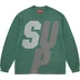 Supreme Reflective L/S Top - Green (front)