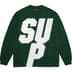 Supreme Reflective L/S Top - Green (front)