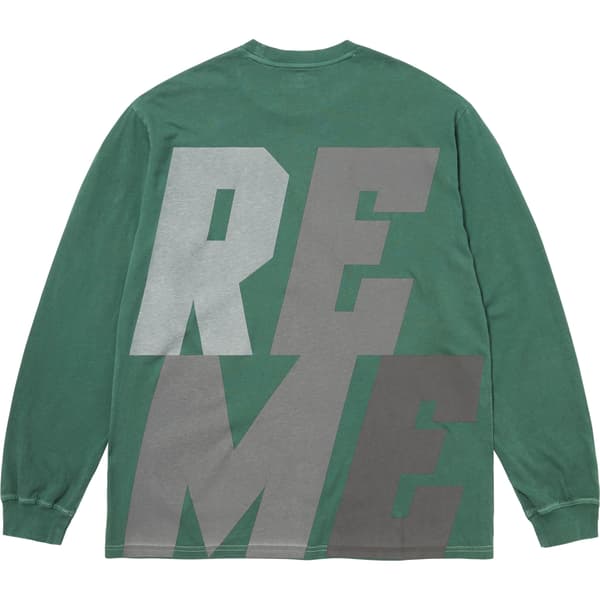 Supreme Reflective L/S Top - Green (front)
