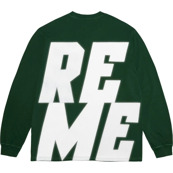 Supreme Reflective L/S Top - Green (front)