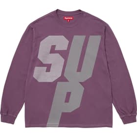Supreme Reflective L/S Top Purple