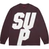 Supreme Reflective L/S Top - Purple (front)