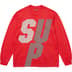 Supreme Reflective L/S Top - Red (front)