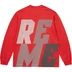Supreme Reflective L/S Top - Red (front)