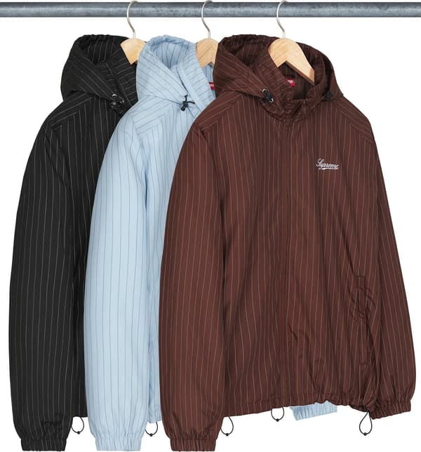 Supreme Reflective Pinstripe Track Jacket - Product Image