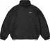 Supreme Reflective Pinstripe Track Jacket - Black (front)