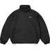 Supreme Reflective Pinstripe Track Jacket - Black (front)