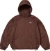 Supreme Reflective Pinstripe Track Jacket - Brown (front)