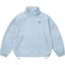 Supreme Reflective Pinstripe Track Jacket - Light Blue (front)