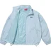 Supreme Reflective Pinstripe Track Jacket - Light Blue (front)