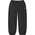 Supreme Reflective Pinstripe Track Pant - Black (front)