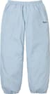 Supreme Reflective Pinstripe Track Pant - Light Blue (front)