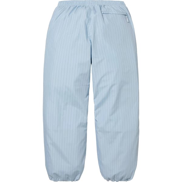 Supreme Reflective Pinstripe Track Pant - Light Blue (front)