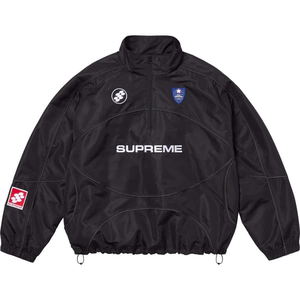 Supreme Reflective Piping Pullover - Black (front)